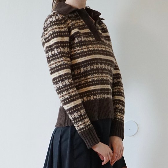 Nordic Fair Isle Lambswool Sweater ALT Rory Gilmore - Picture 5 of 8